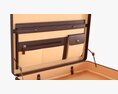 Leather Briefcase Open 3D модель