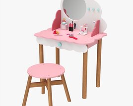 Little Miss Dressing Table 3D модель