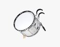 Marching Bass Drum With Carrier Modelo 3D
