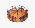 Merry-Go-Round Carousel 05 Modello 3D