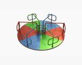 Merry-Go-Round Carousel 06 3D модель