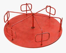Merry-Go-Round Carousel 08 3D模型