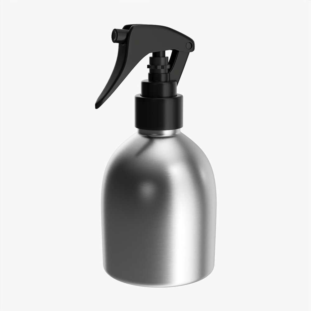Metal Bottle With Dispenser Small 3Dモデル