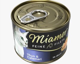 Miamor Feine Filets In Jelly Thun And Calmari Cat Food 3D модель
