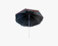 Beach Sun Lounger And Umbrella 3D модель