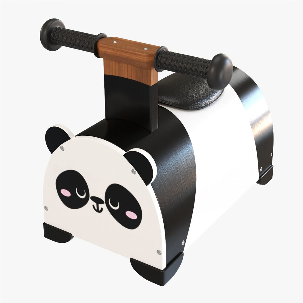 Panda Baby Ride-On Modelo 3d