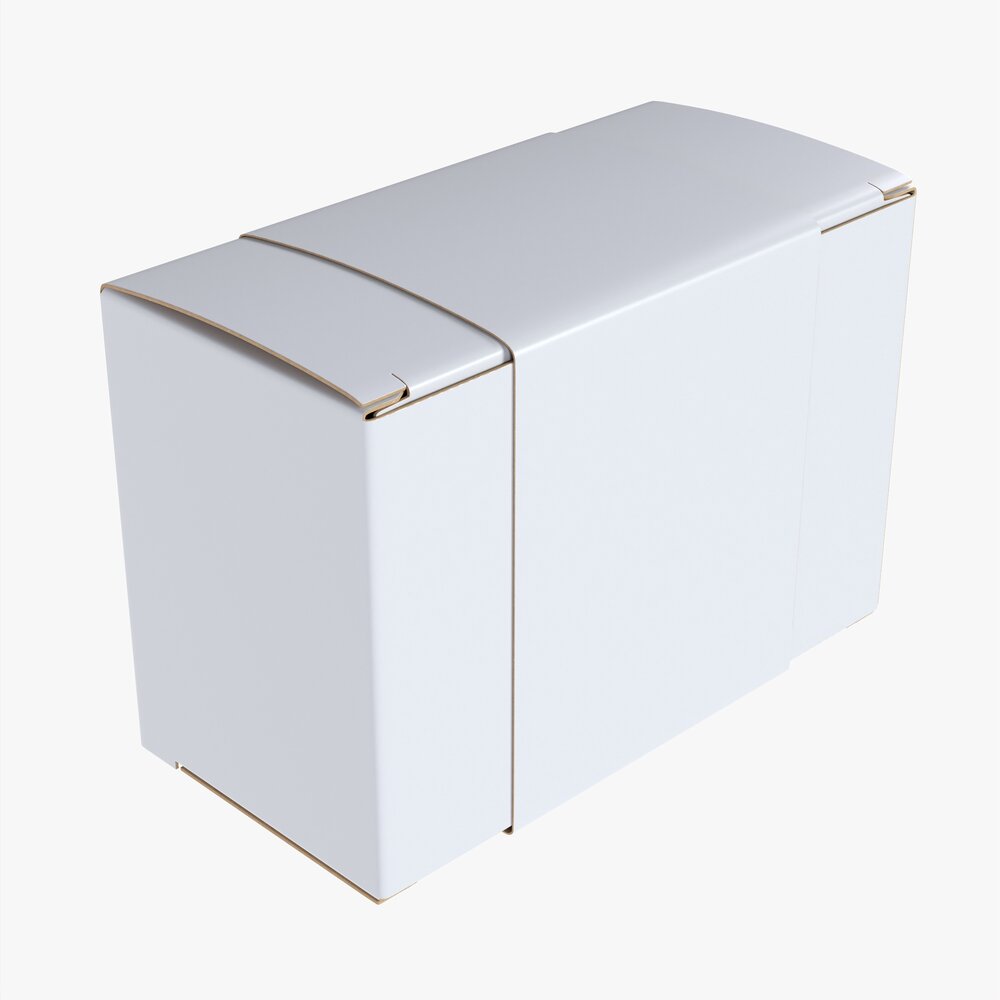 Paper Box Mockup 01 Modèle 3D