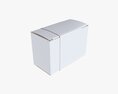 Paper Box Mockup 01 Modèle 3d