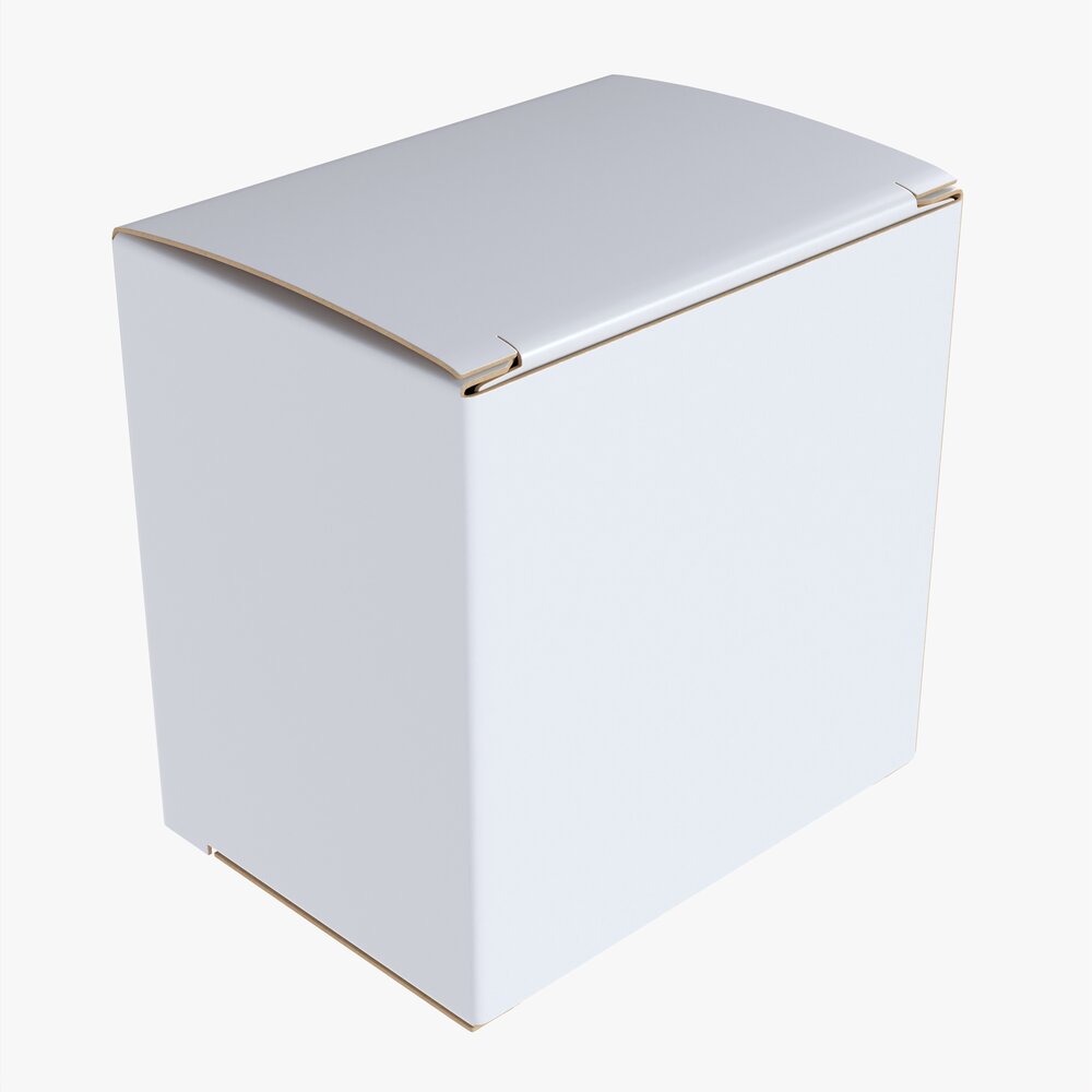 Paper Box Mockup 08 3Dモデル