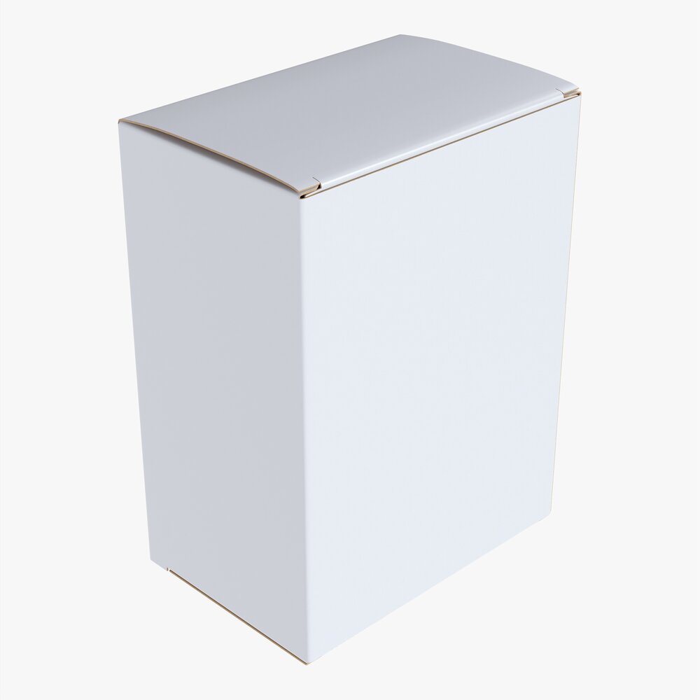 Paper Box Mockup 11 Modèle 3D