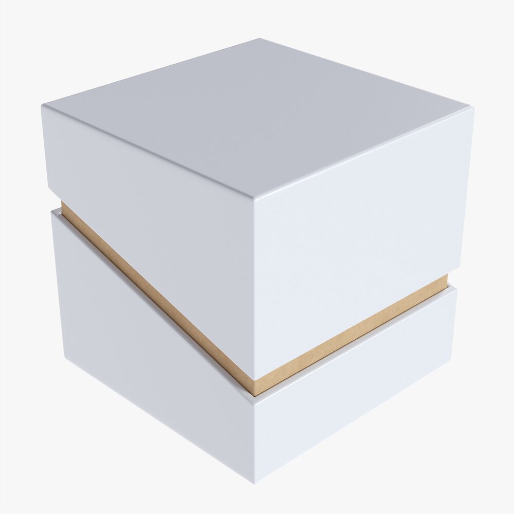 Paper Gift Box Mockup 01 Modelo 3D