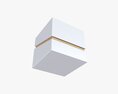 Paper Gift Box Mockup 01 3Dモデル