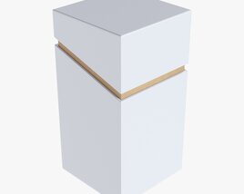 Paper Gift Box Mockup 02 3D model