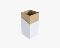 Paper Gift Box Mockup 02 3D модель