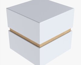 Paper Gift Box Mockup 03 Modello 3D