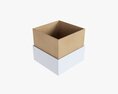 Paper Gift Box Mockup 03 3D-Modell