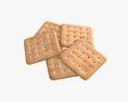 Square Cookie Modelo 3d