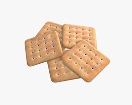 Square Cookie Modello 3D