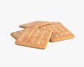 Square Cookie 3D 모델 