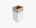 Paper Gift Box Mockup 04 Modello 3D