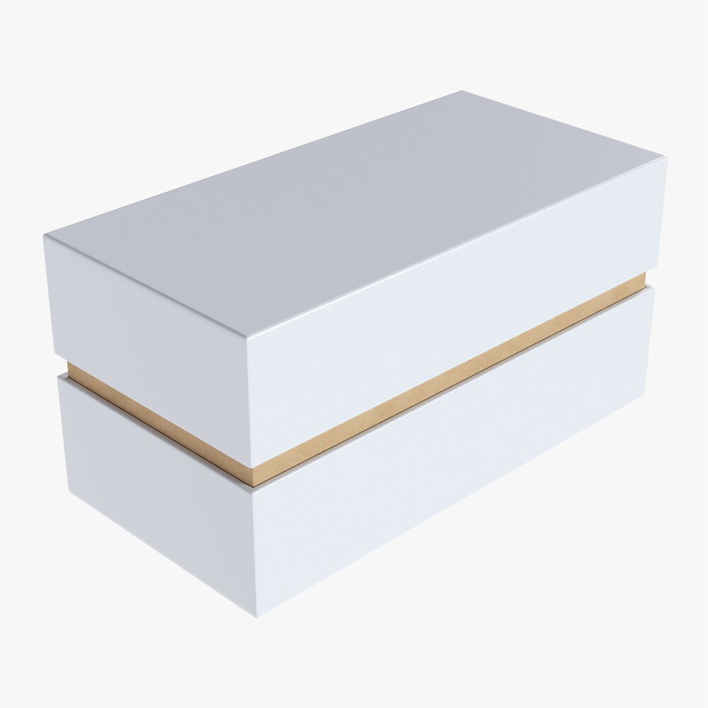 Paper Gift Box Mockup 05 3D модель