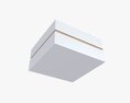 Paper Gift Box Mockup 06 3Dモデル