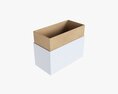 Paper Gift Box Mockup 07 3D-Modell