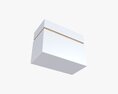Paper Gift Box Mockup 07 3D-Modell