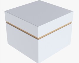 Paper Gift Box Mockup 08 3Dモデル