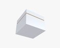 Paper Gift Box Mockup 08 3D-Modell