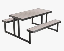 Picnic Table 3D 모델 