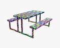 Picnic Table 3D-Modell