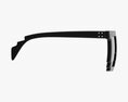 Pixel Style Glasses Black Modello 3D