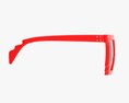 Pixel Style Glasses Red 3D-Modell