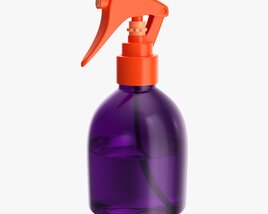 Plastic Bottle With Dispenser Small 3D 모델 