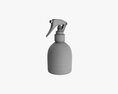 Plastic Bottle With Dispenser Small 3D 모델 