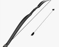 Plastic Bow With Arrow Modèle 3d