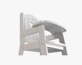 Play Dolls High Chair 3Dモデル