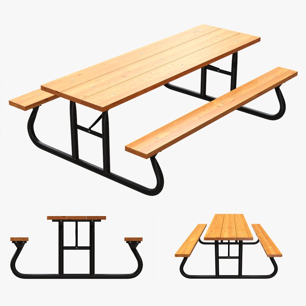 Portable Outdoor Picnic Table Modèle 3D