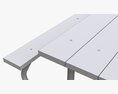 Portable Outdoor Picnic Table 3d model