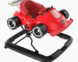 Racing Car Baby Walker 3D модель