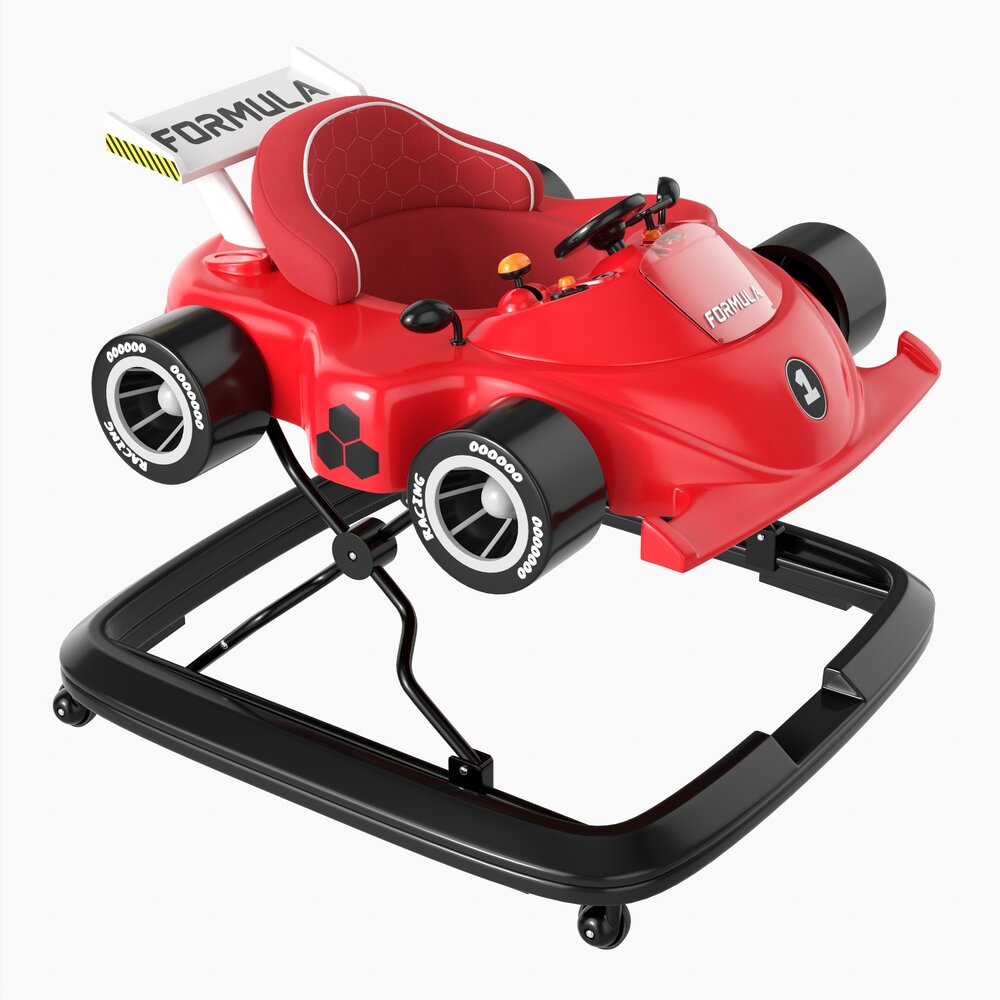 Racing Car Baby Walker 3D-Modell