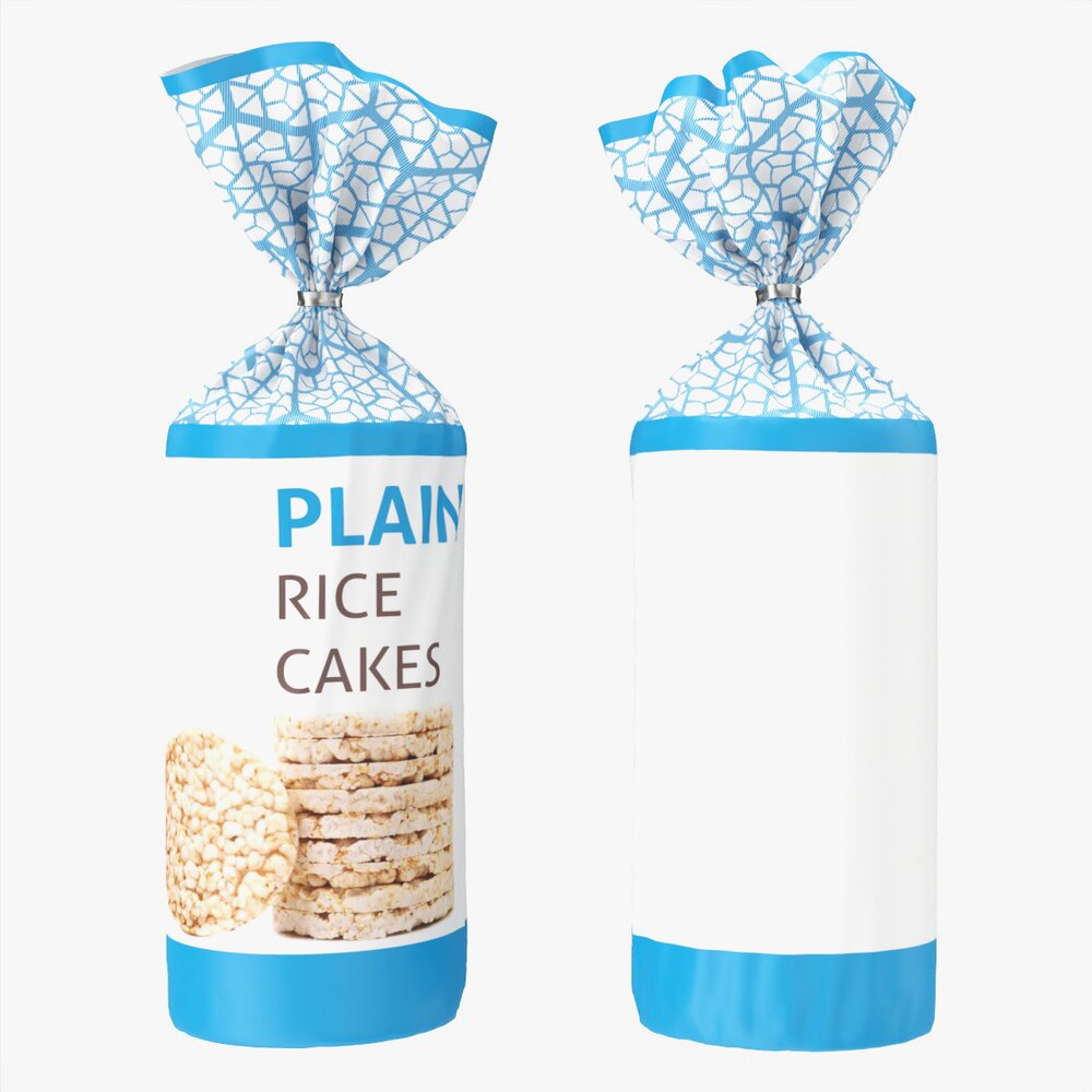 Rice Cakes Packaging 3D модель