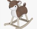 Rocking Deer Ride-On 3Dモデル