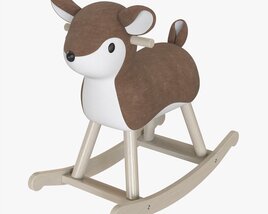 Rocking Deer Ride-On 3D-Modell