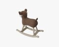 Rocking Deer Ride-On Modello 3D