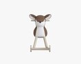 Rocking Deer Ride-On 3D модель