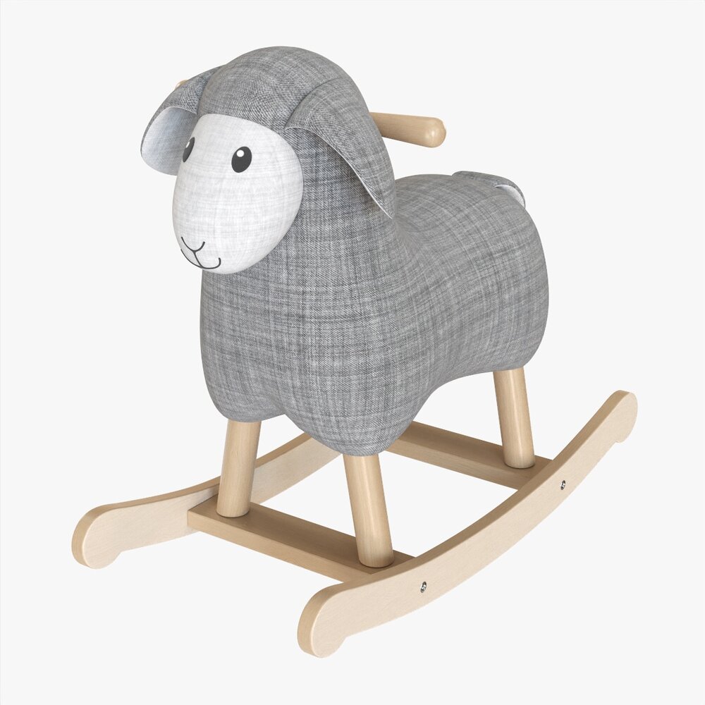 Rocking Lamb Ride-On 3D model