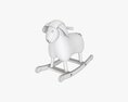 Rocking Lamb Ride-On 3d model