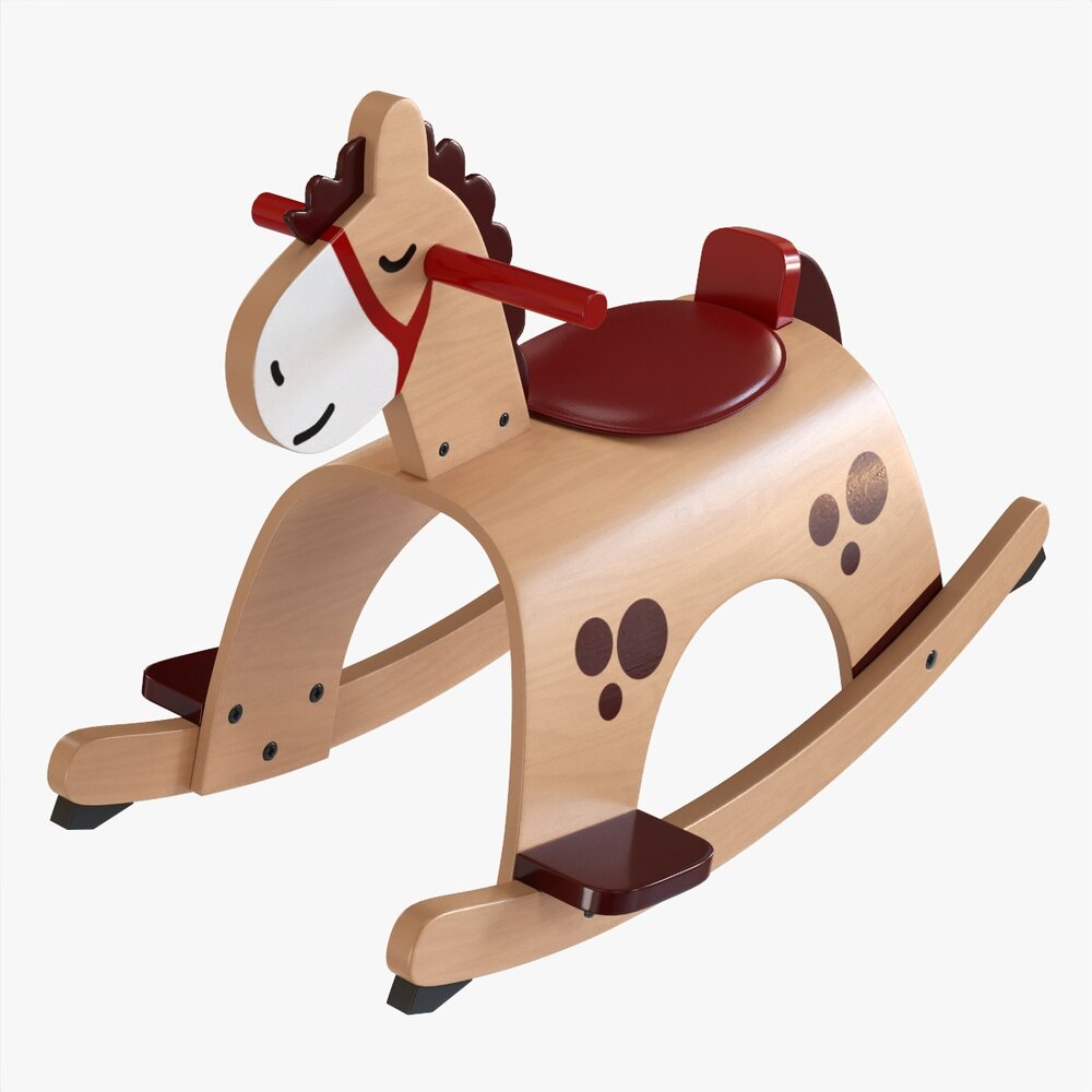 Rocking Pony Ride-On 3D-Modell